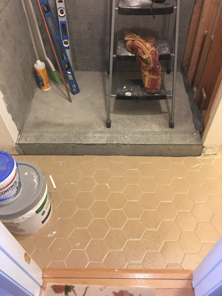 Should Shower Curb Match Floor Or Wall Tile