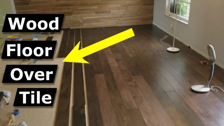 Can You Install Wood Floors Over Tile