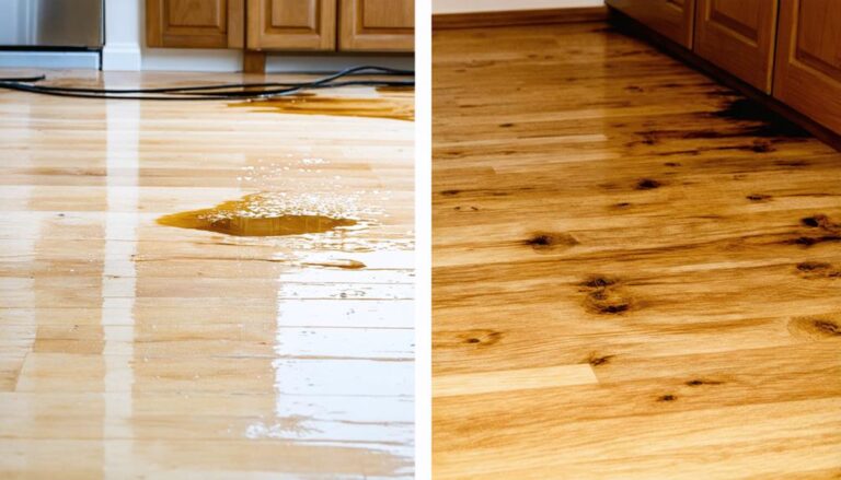 causes of laminate floor swelling