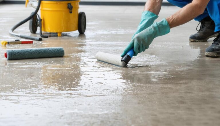 concrete floor sealing protection
