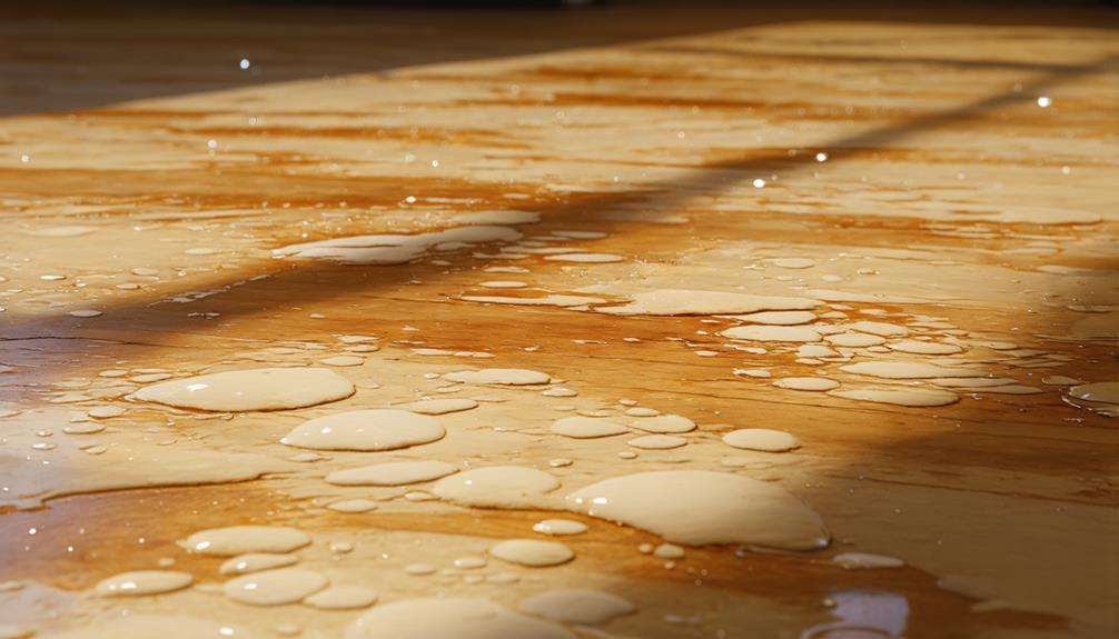 laminate floor bubbling causes