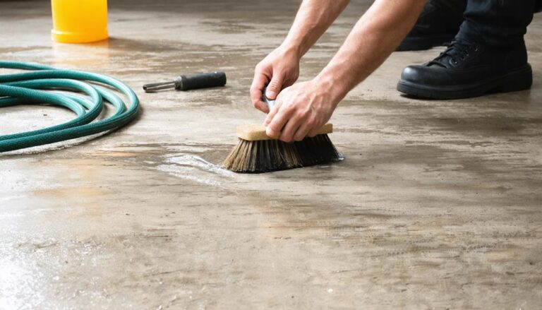het onderhouden van gestempelde betonvloeren