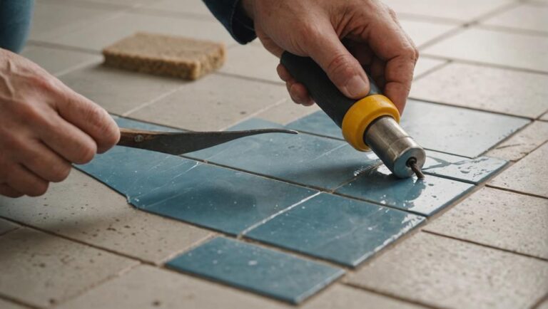 repair hollow tiles sound