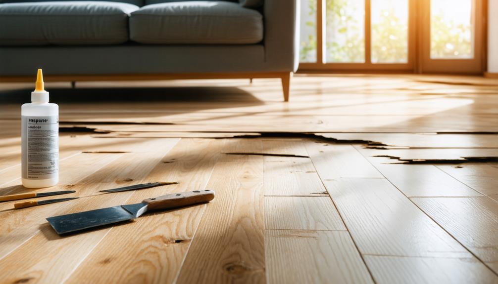 repairing damaged laminate flooring