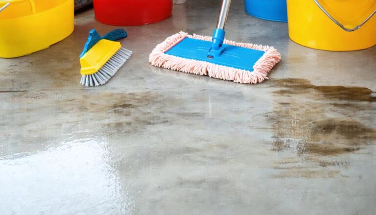 repairing stained concrete floors