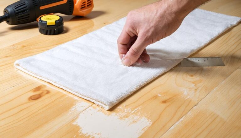 repairing vinyl flooring dents