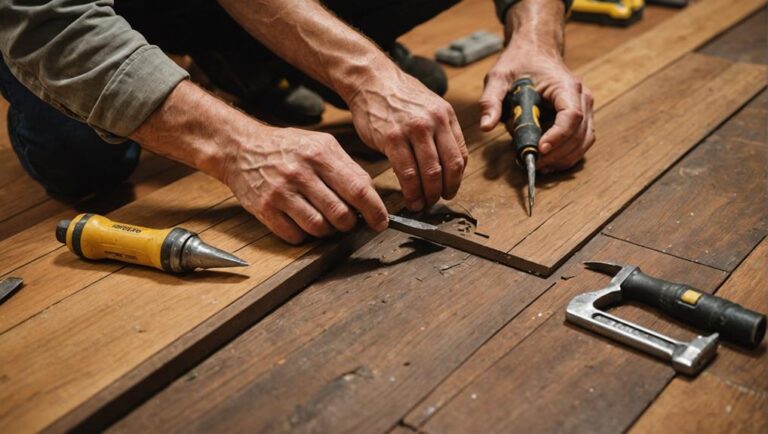 restoring parquet floor damage