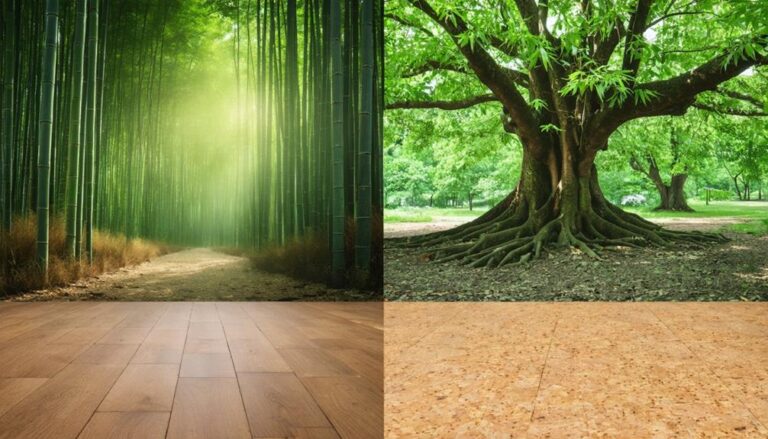 sustainable flooring comparison bamboo vs cork