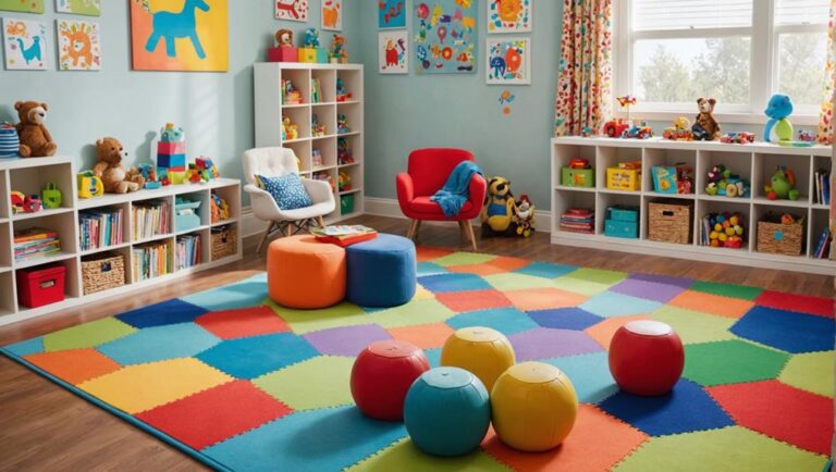 child friendly playroom flooring