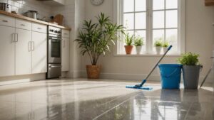 cleaning resilient vinyl flooring