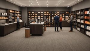 comfortable flooring for retail