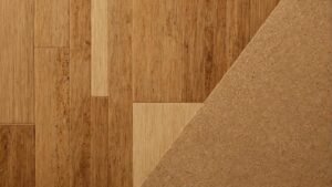 cork or bamboo flooring
