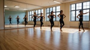 dance room durable flooring