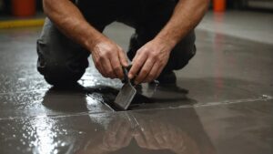 fixing epoxy floor cracks