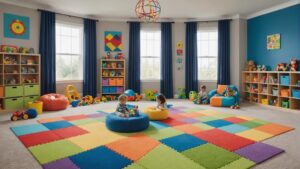 noise reducing playroom flooring