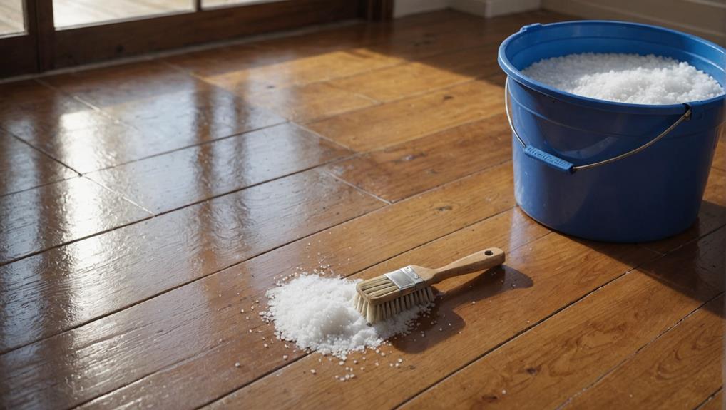 remove winter salt stains