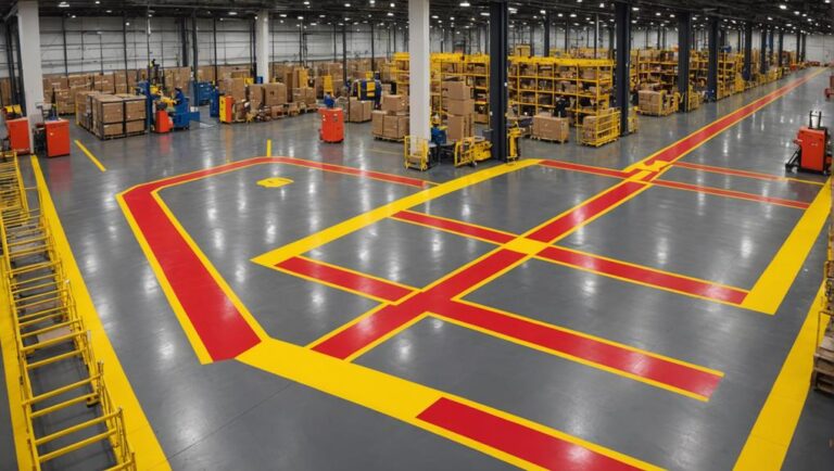 warehouse safety floor marking