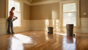 applying polyurethane to floors