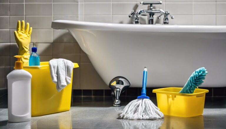 bathroom floor cleaning tips