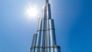 burj khalifa has 163 floors