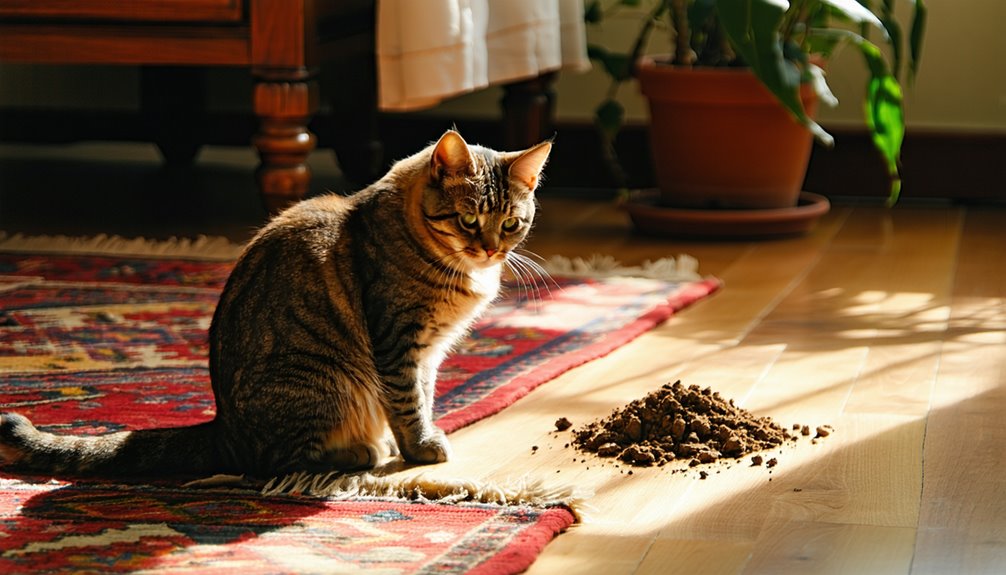 cat behavior and elimination