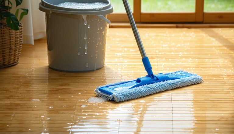 cleaning bamboo floor surfaces