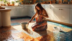 cleaning ceramic tile floors