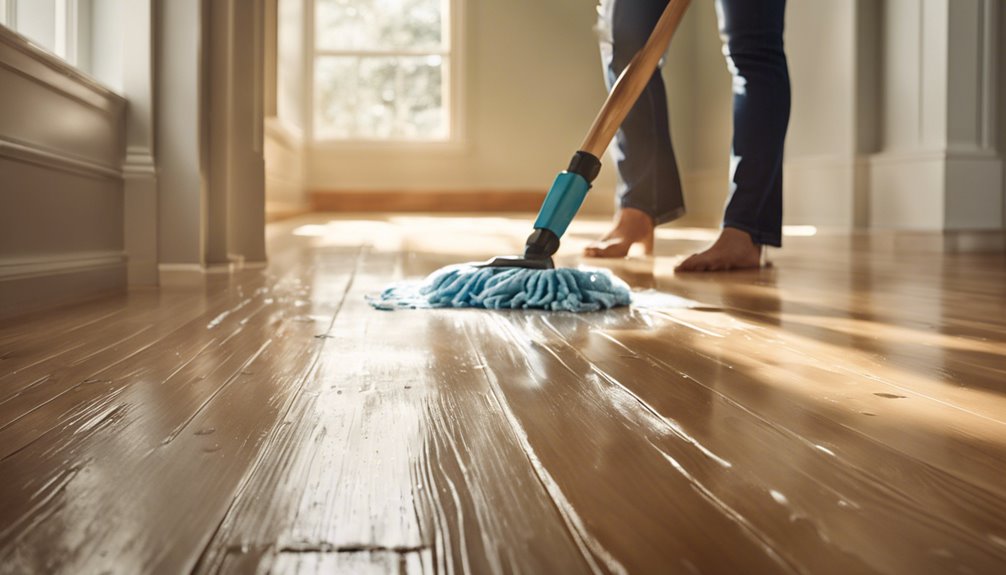 cleaning engineered hardwood floors