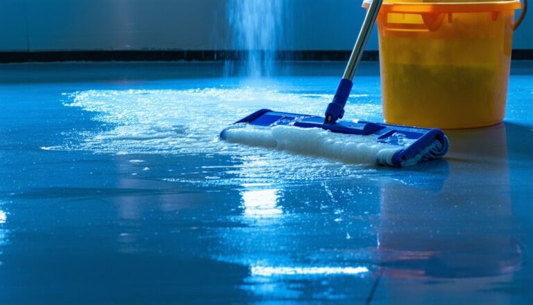 cleaning epoxy floor surfaces