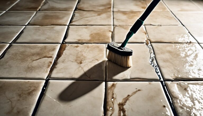 cleaning floor grout effectively
