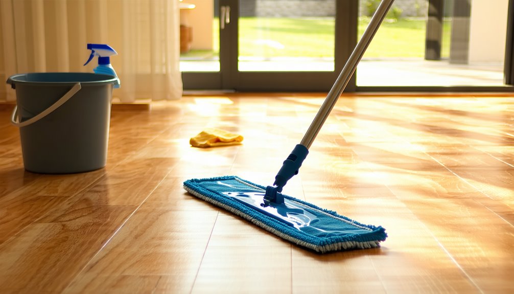 cleaning prefinished hardwood floors