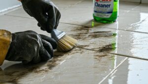 cleaning tile grout effectively