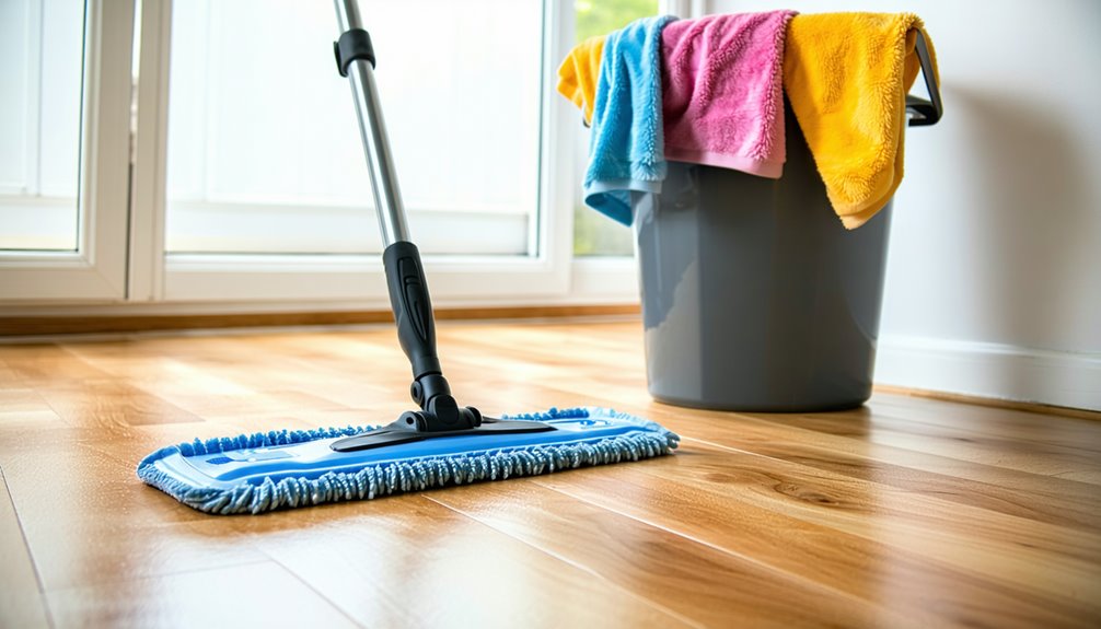 cleaning vinyl plank floors
