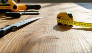 cutting vinyl plank flooring