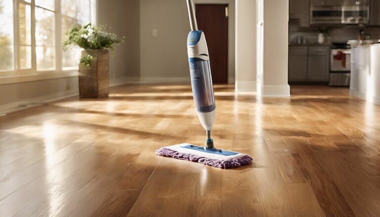disinfect hardwood floor surfaces