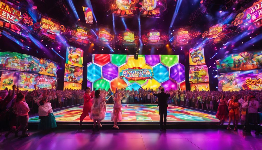 floor game show mechanics