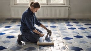 installing floor tiles correctly