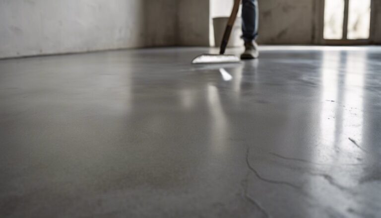 leveling a concrete floor