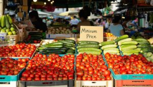 minimum price limit imposed