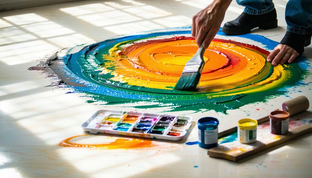 painting vinyl flooring possible