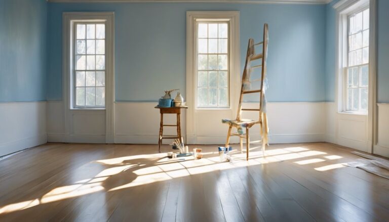painting wooden floor surfaces