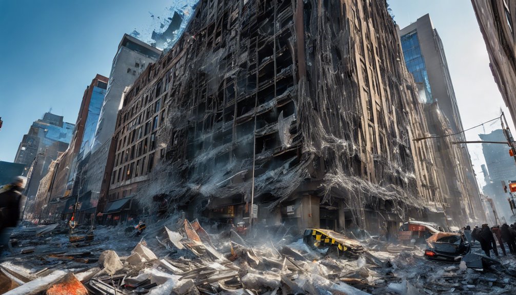 plane impact floor details