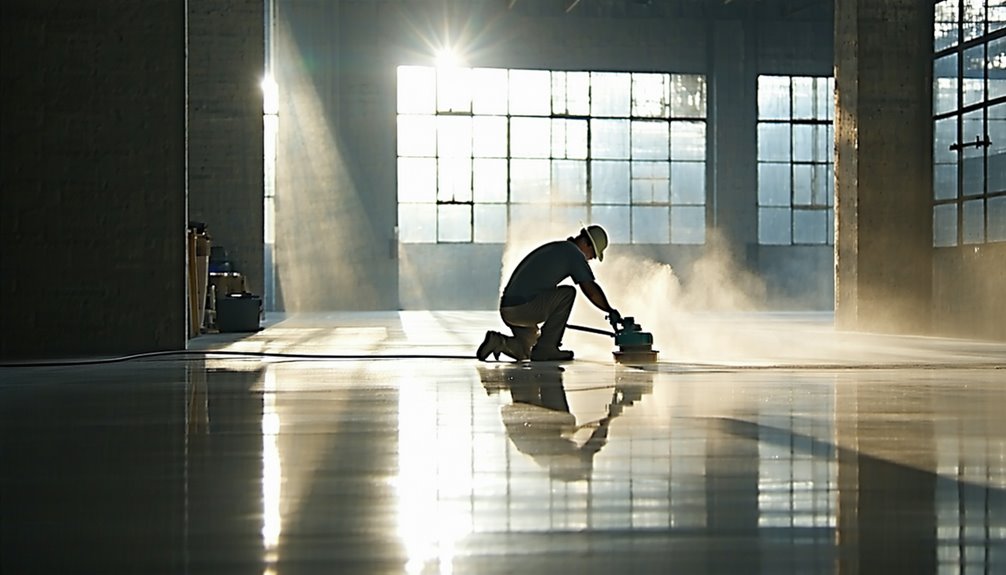 polishing concrete floor techniques