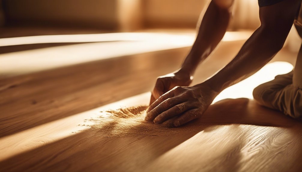 refinishing hardwood floor process