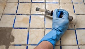 regrouting tile floor process