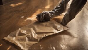 remove wax from floor