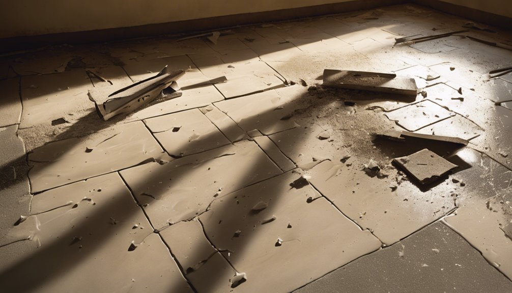 removing ceramic floor tiles