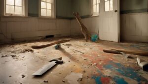 removing linoleum flooring process