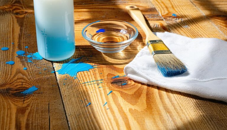 removing paint from floors