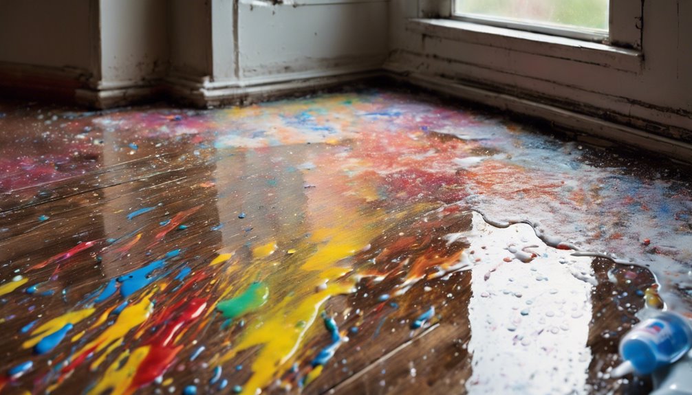 removing paint from laminate